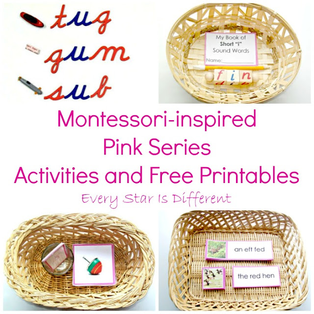 Montessori-inspired Pink Series Activities and Free Printables