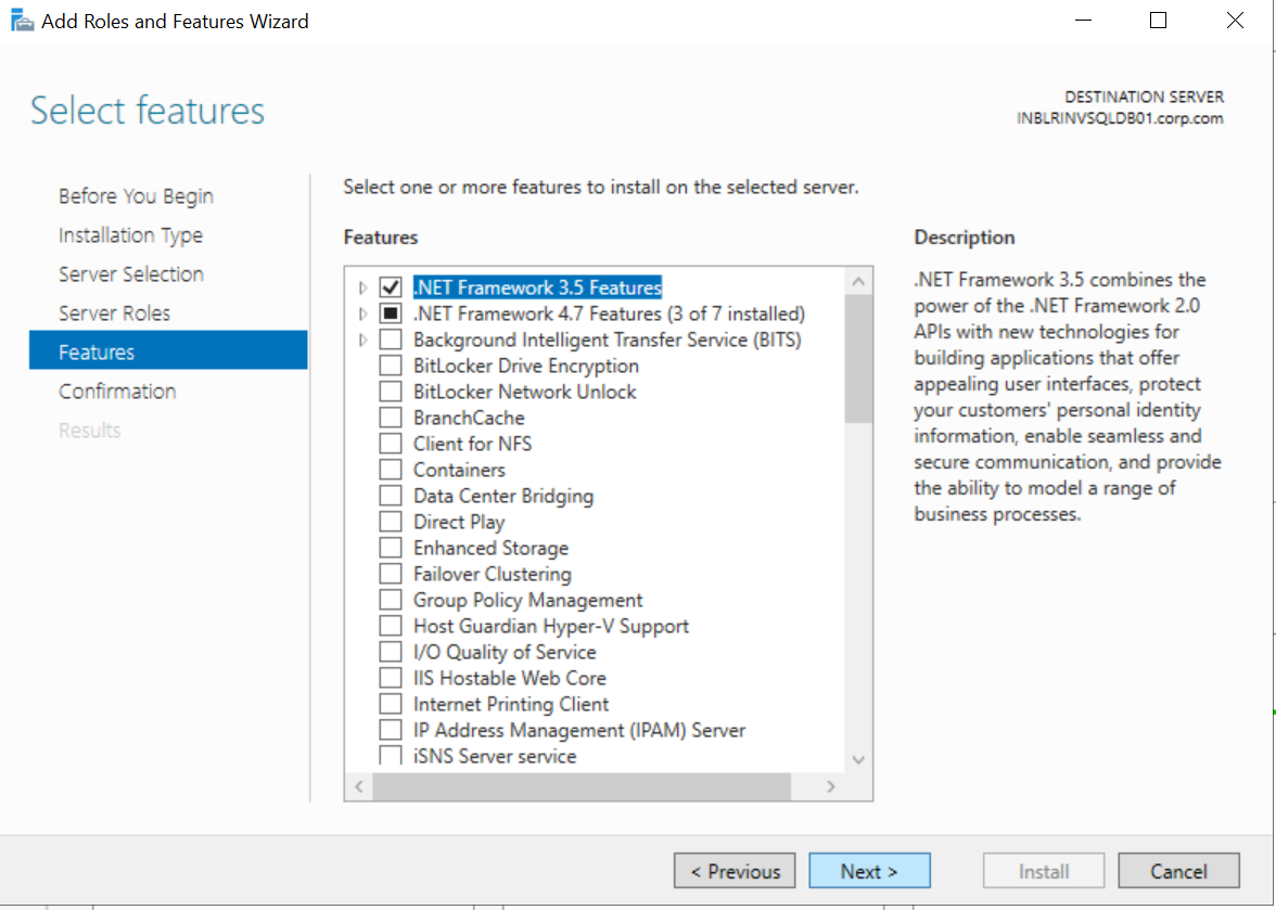 SharePoint The Tool was unable to install  Server(IIS) Role