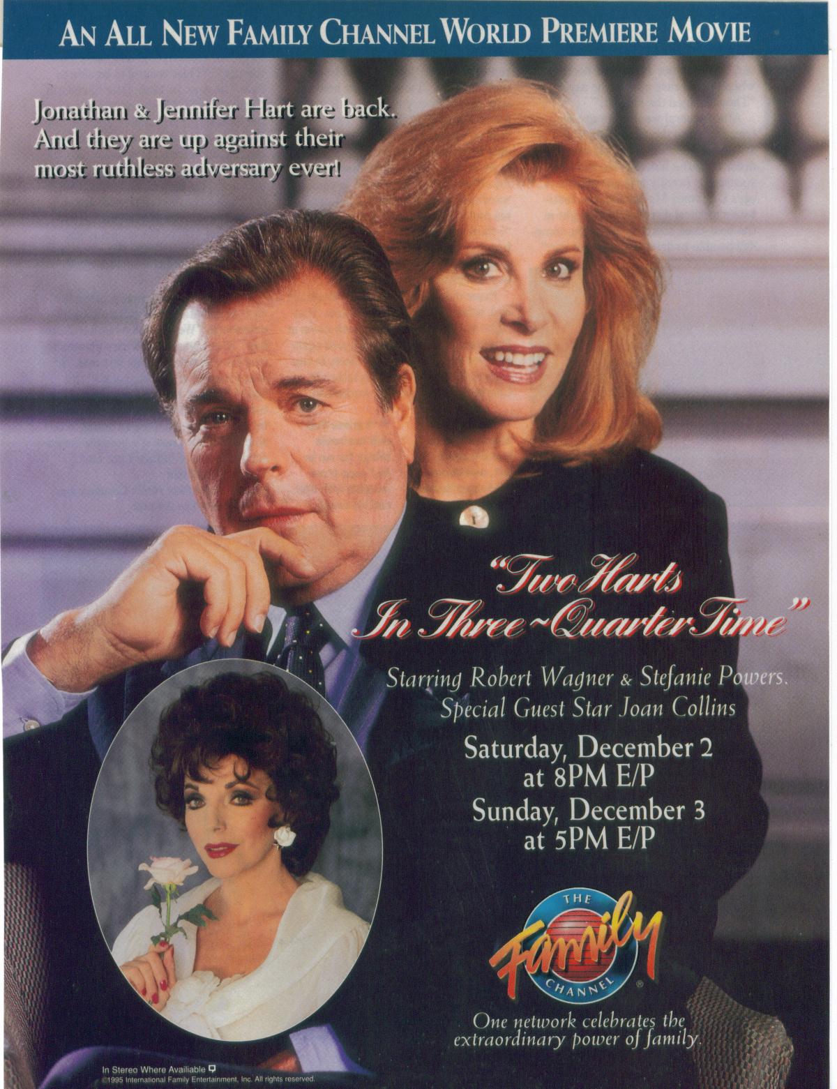 LEGENDARY DAME! 90'S FOCUS HART TO HART TWO HARTS IN THREE QUARTER