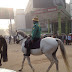 Patrolled horse policeman in Dhaka road