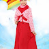 Baju Muslim Anak Warna Merah