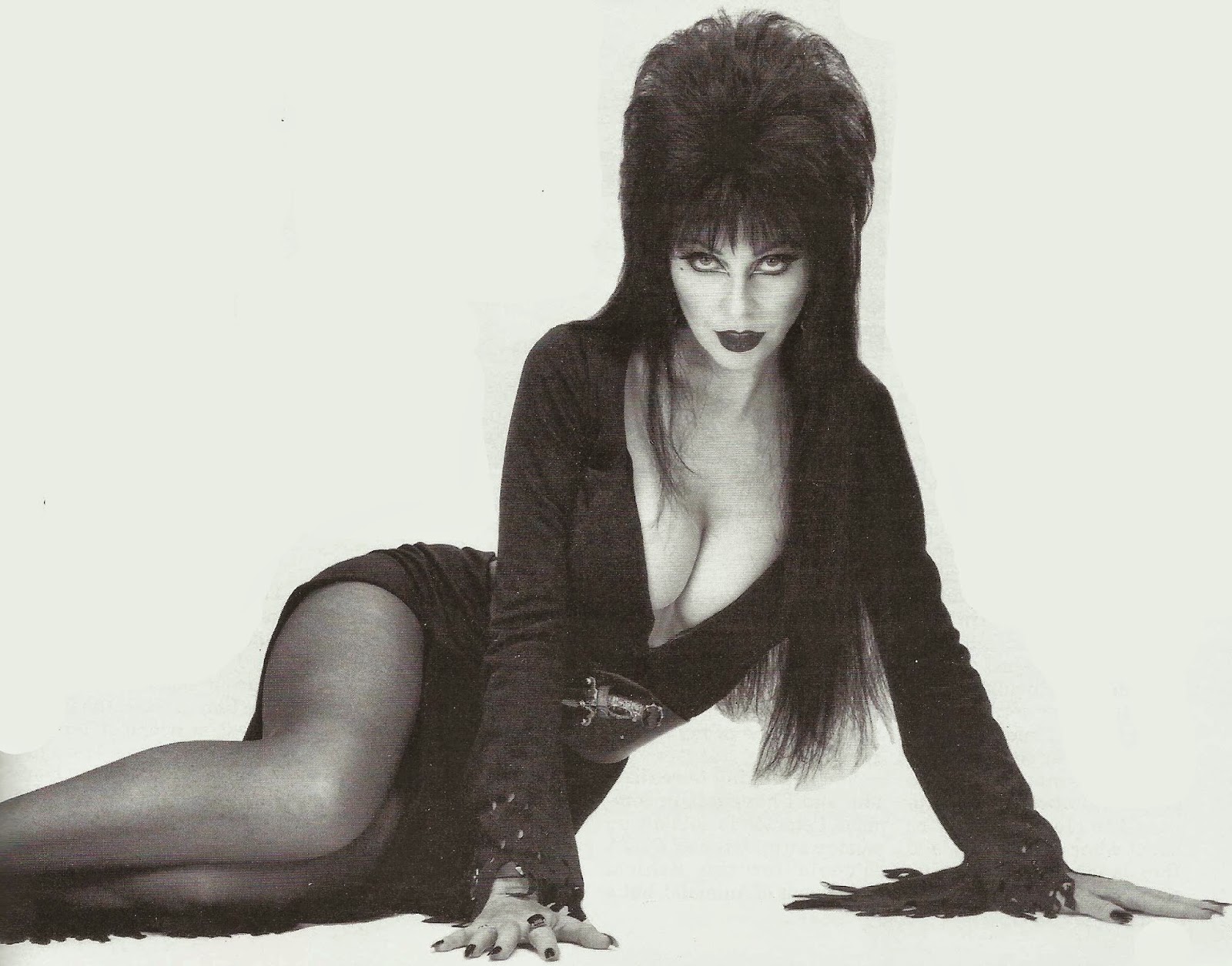 Cassandra Peterson, the Elvira pictorial.