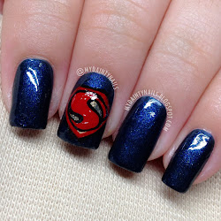 nails superman steel acrylic nail dainty
