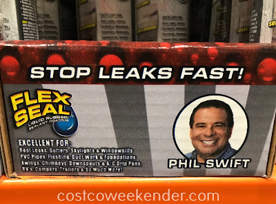 Costco 1234490 - Flex Seal Liquid Rubber Sealant Coating: great for use in and around the house