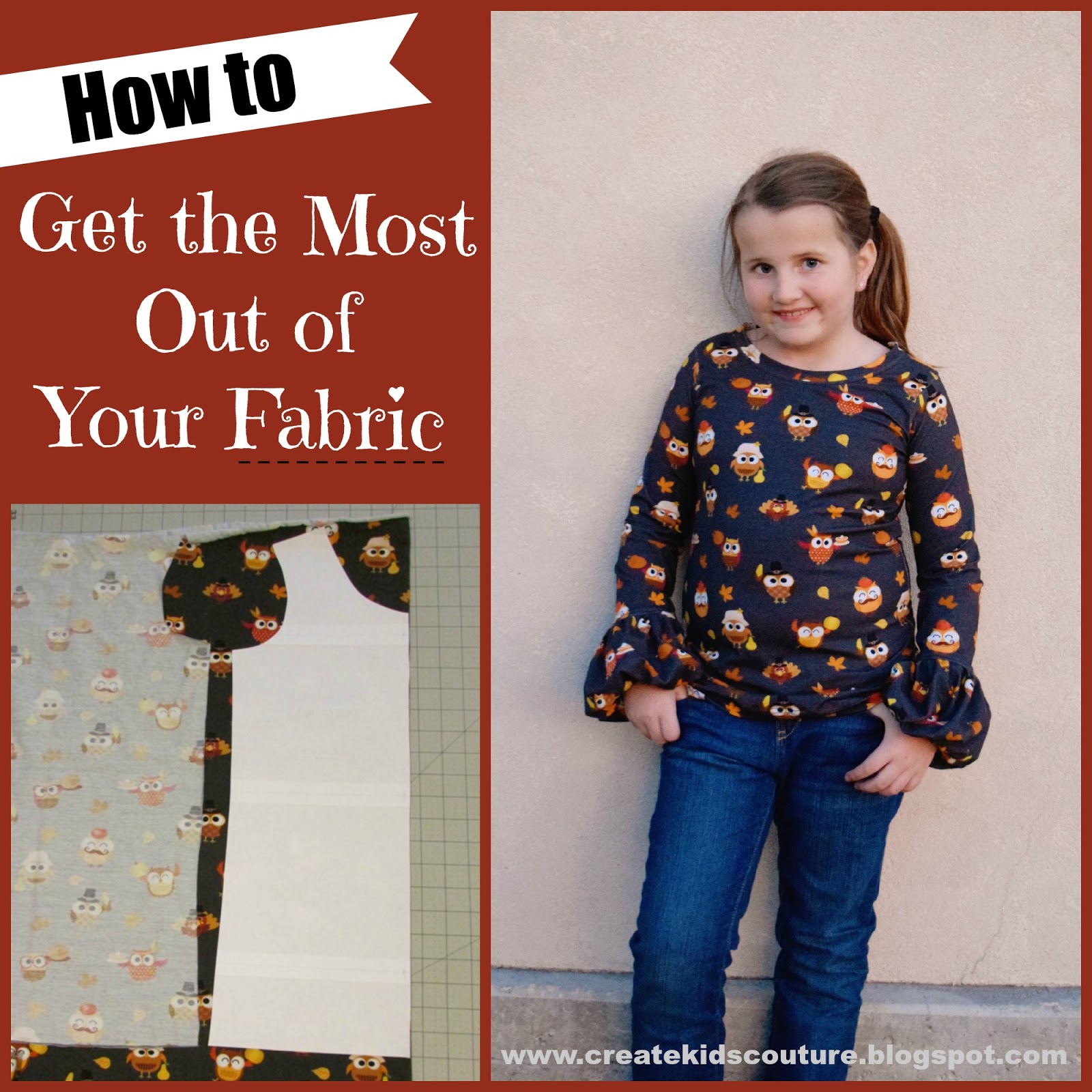 Create Kids Couture How to Get the Most Out of Your Fabric