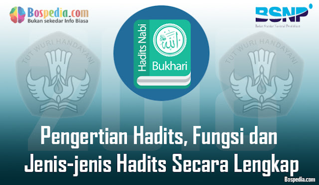 Pengertian Hadits, Fungsi dan Jenis-jenis Hadits Secara Lengkap