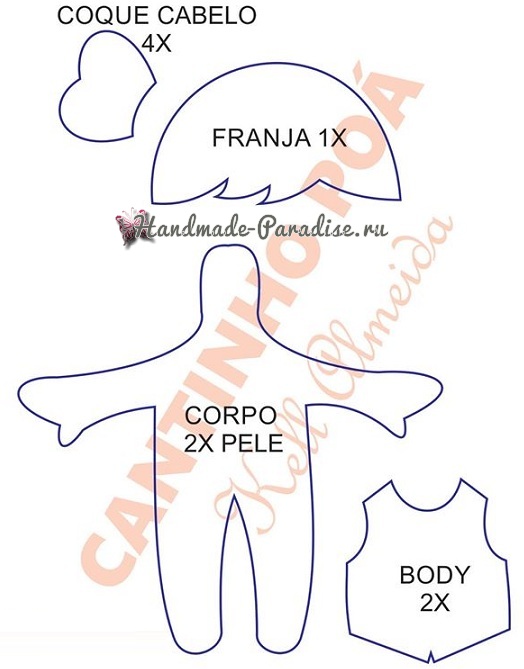 Шаблоны балеринок с фотографии ниже (слева) (2)