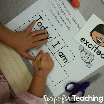 Mentor Sentences for Kindergarten - Recipe for Teaching