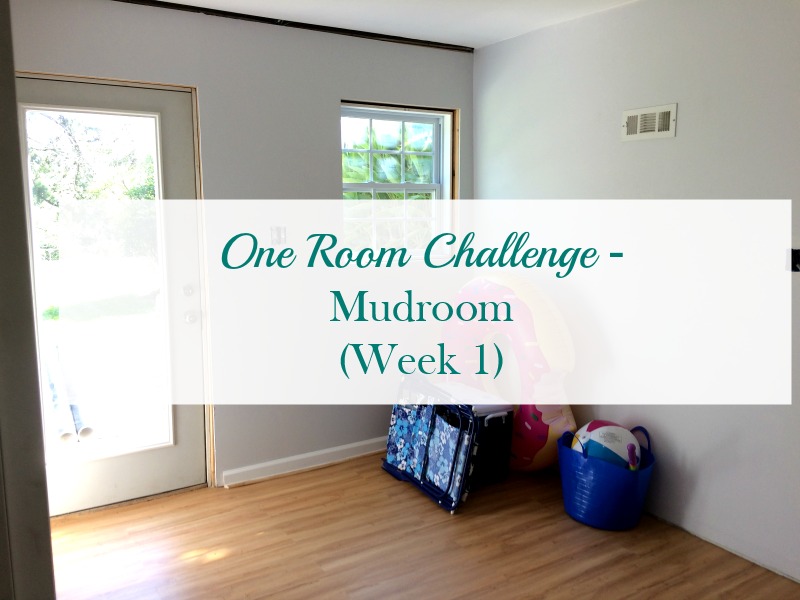Real Girl's Realm: DIY Basement Mudroom (One Room Challenge) - Week 1