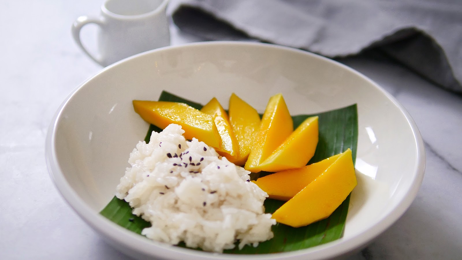 Mango Sticky Rice Ketan Mangga Thailand Recipe Heytheresia