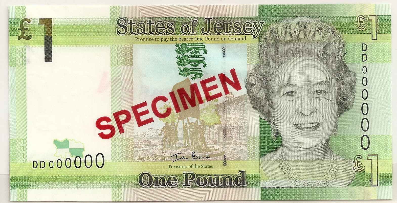coins and more 208) Specimen Pound Banknotes from the States of Jersey