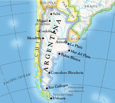 Mapa de Argentina Completo