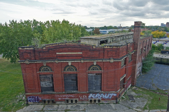 Abandoned buildings of The Cleveland Railway Co and Westinghouse Electric