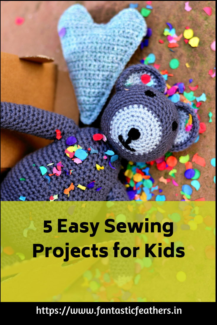 Fantastic Feathers 5 Easy Sewing projects for Kids
