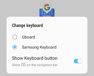 Set Gboard as default keyboard