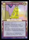 My Little Pony Scorpan's Necklace The Crystal Games CCG Card