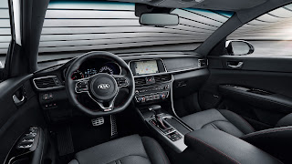 KIA Optima interni sistema apple carplay e android auto