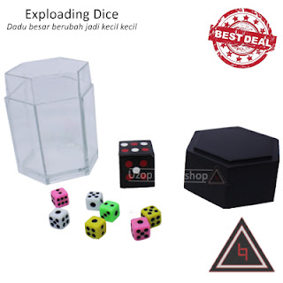 Jual alat sulap Exploding Dice Jual alat sulap Exploding Dice