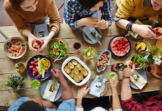 Spring afternoon picnic