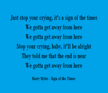 Harry Styles - Sign of the Times | meLirik Terjemahan (mLT)