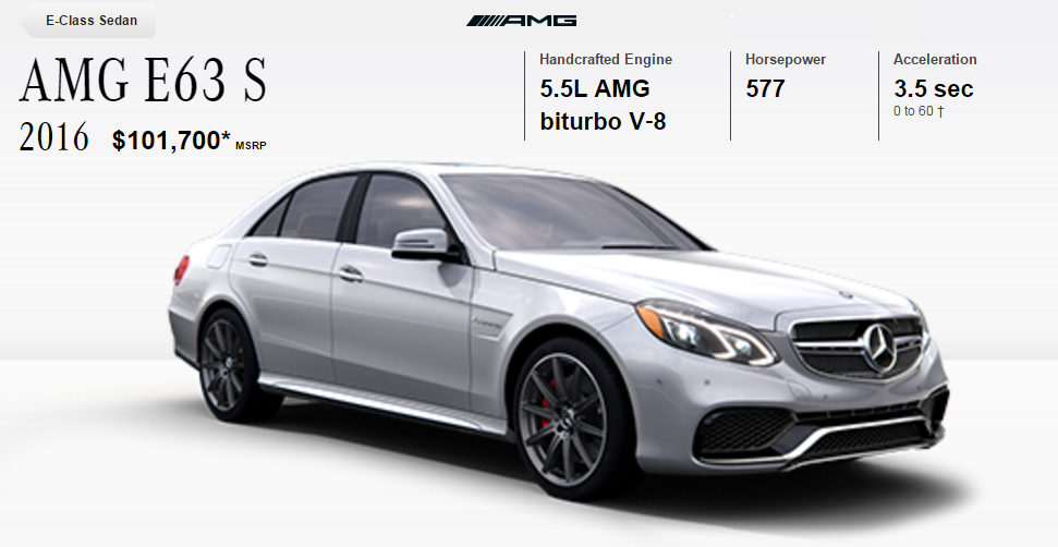 2016 E63 AMG 4matic S Top Gear