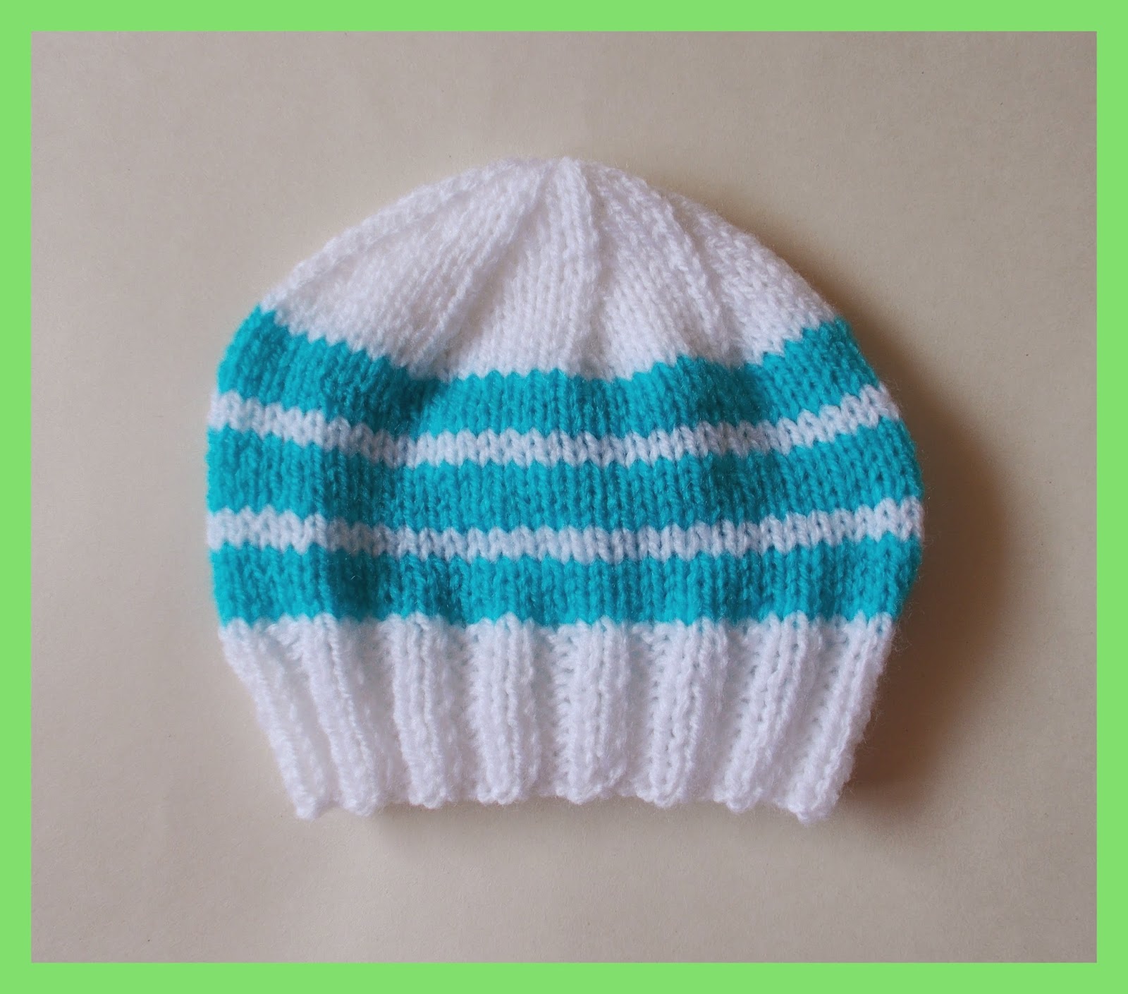Marianna's Lazy Daisy Days Bright Stripes Newborn Baby Hats