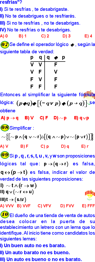 Logica Proposicional Ejercicios Resueltos Pdf