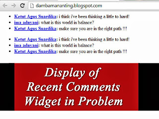 Solution Widget Problem on Blogger Template Artisteer
