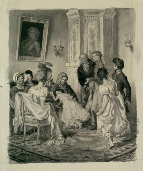 Характеристика семей в романе "Война и мир" краткое