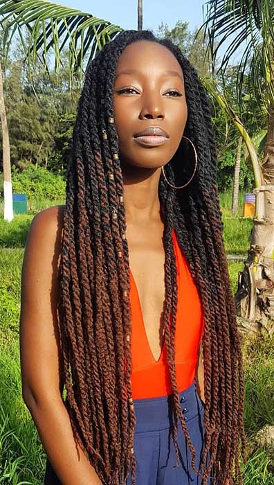 36 Latest Marley Twist Braids Hairstyles 2019 For Black Women To