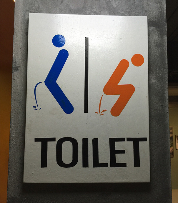 20+ Of The Most Creative Bathroom Signs Ever - A Bathroom Sign Found In Thailand