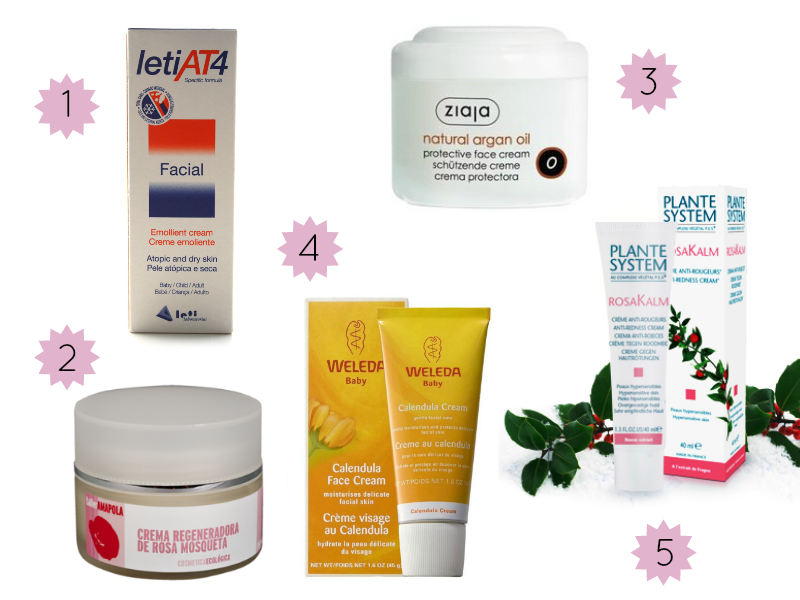 productos invierno para el cuidado facial