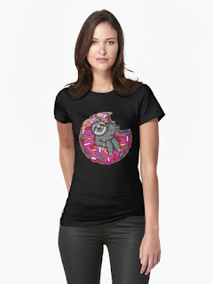 https://www.redbubble.com/people/plushism/works/28429945-sloth-donut?p=t-shirt&style=womens