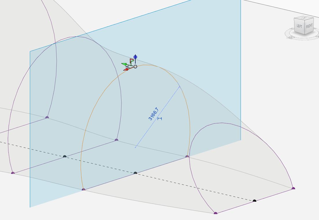 Revit Link Curved Forms in Revit