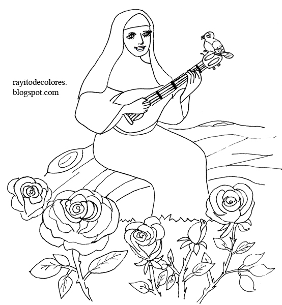 Dibujos Santa Rosa de Lima Dibujos Santa Rosa de Lima