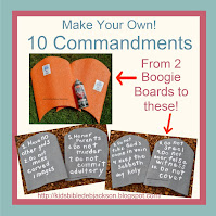 Make Your Own 10 Commandments Visual!