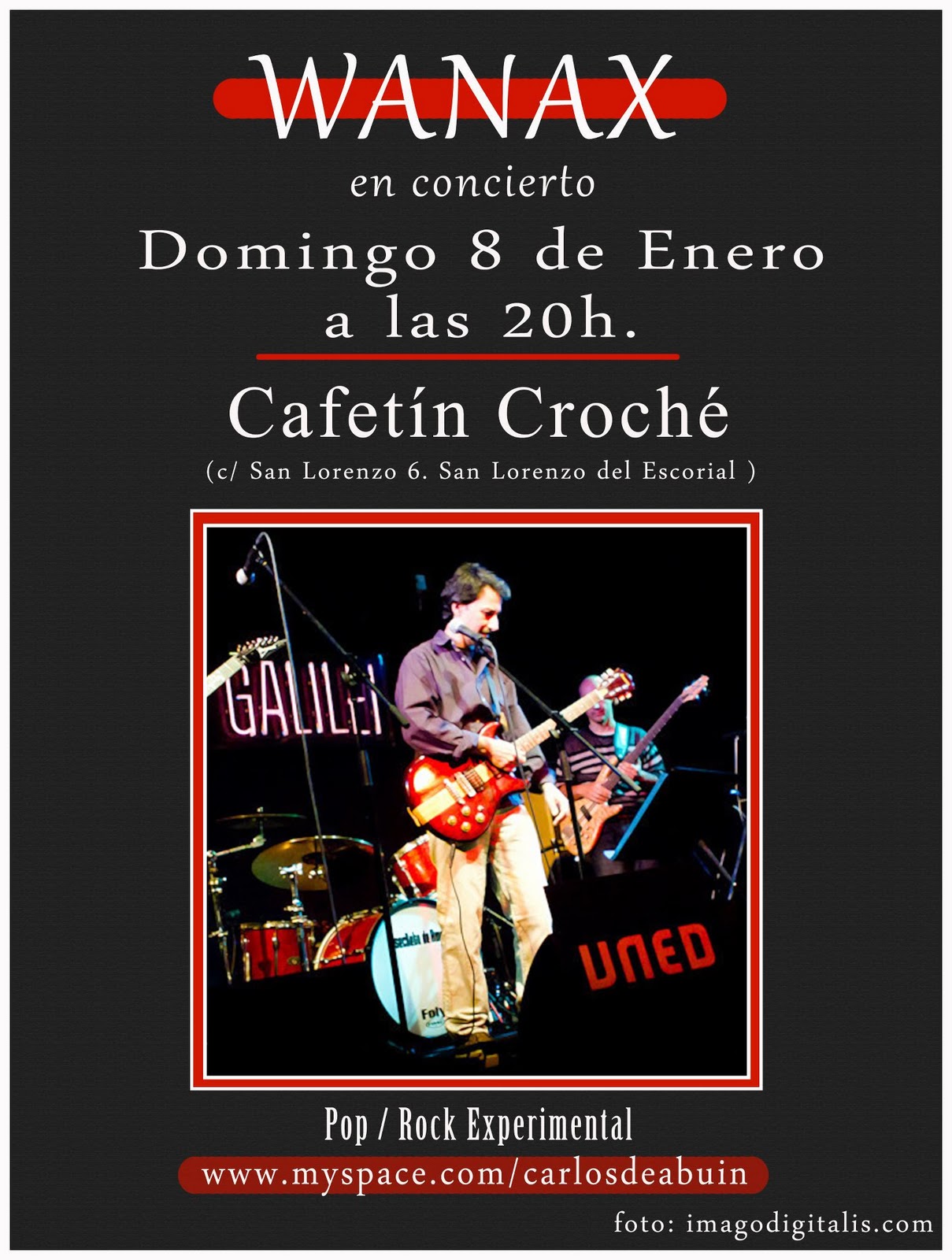 invisible es la música en el aire WANAX EN CONCIERTO