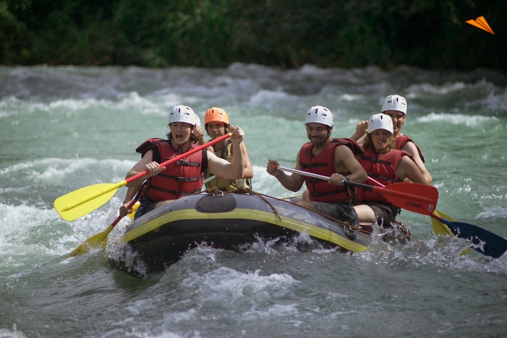 White Water-Rafting in Rio Cahabon, Guatemala