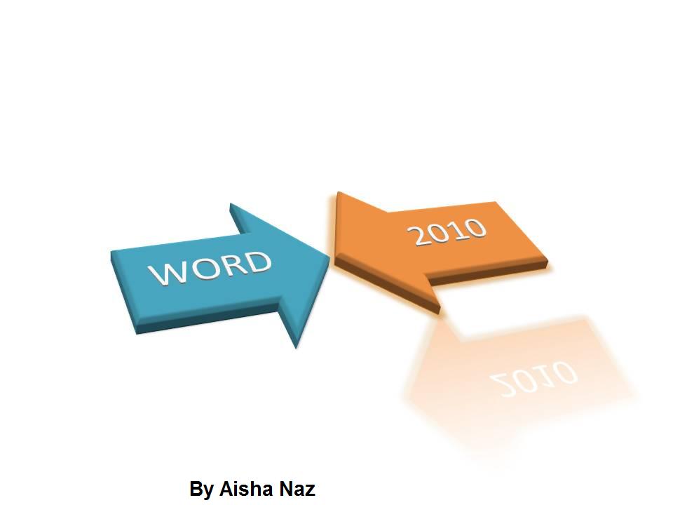 KARACHI Microsoft WORD 2010Training File Tab.