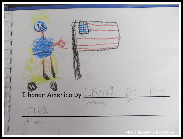 photo of: President's Day Class Book in Kindergarten via RainbowsWithinReach