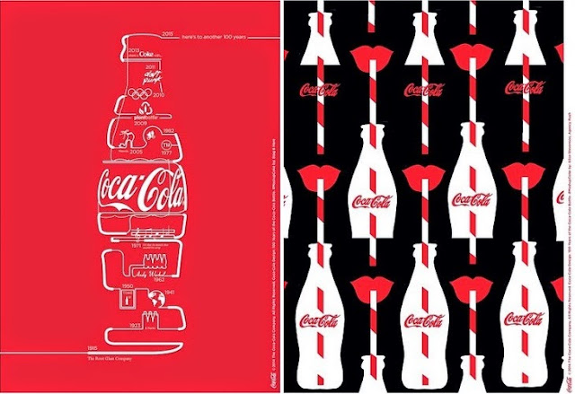 Imagenes conmemorativas de los 100 años de la botella de coca-cola