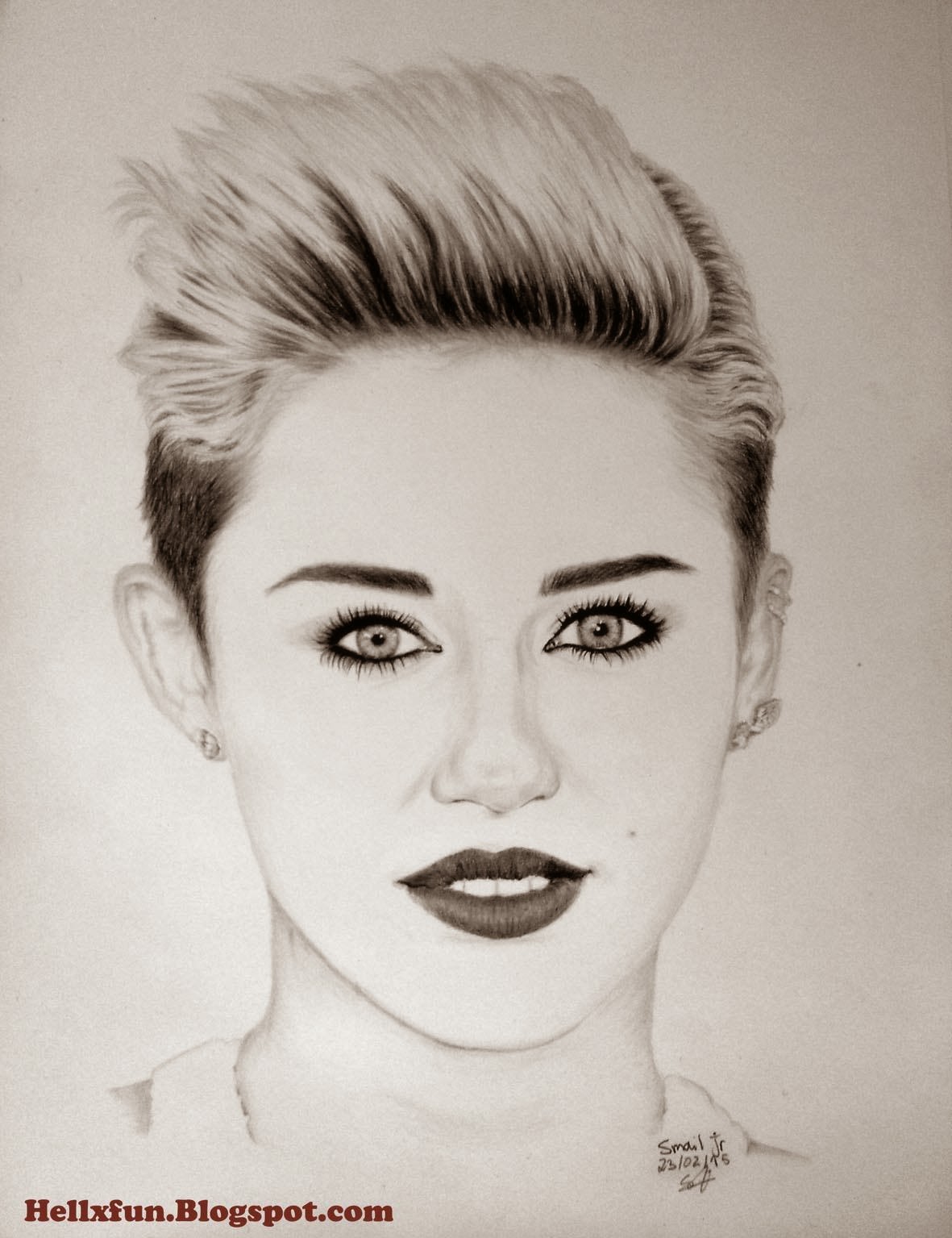 Miley Cyrus  Drawing Skill