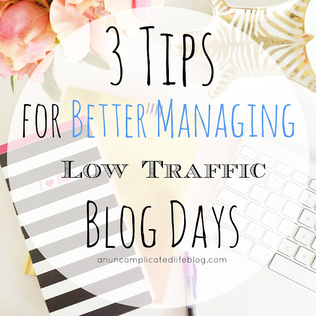 Low blog or website traffic periods and what to do about it!