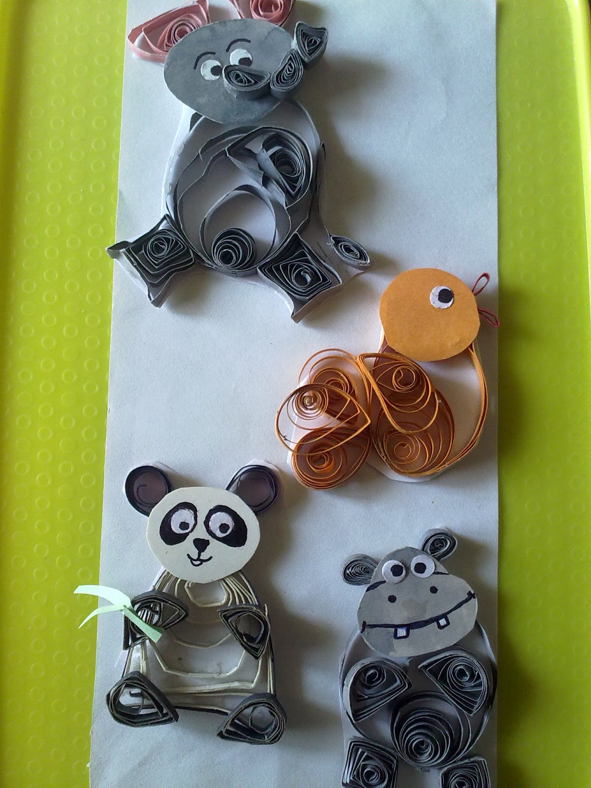 Love for Quilling Quilled Cute Animals