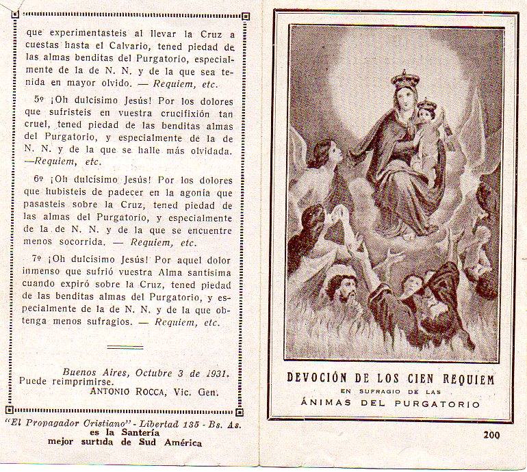 Memento Mori Devocion de los Cien Requiem