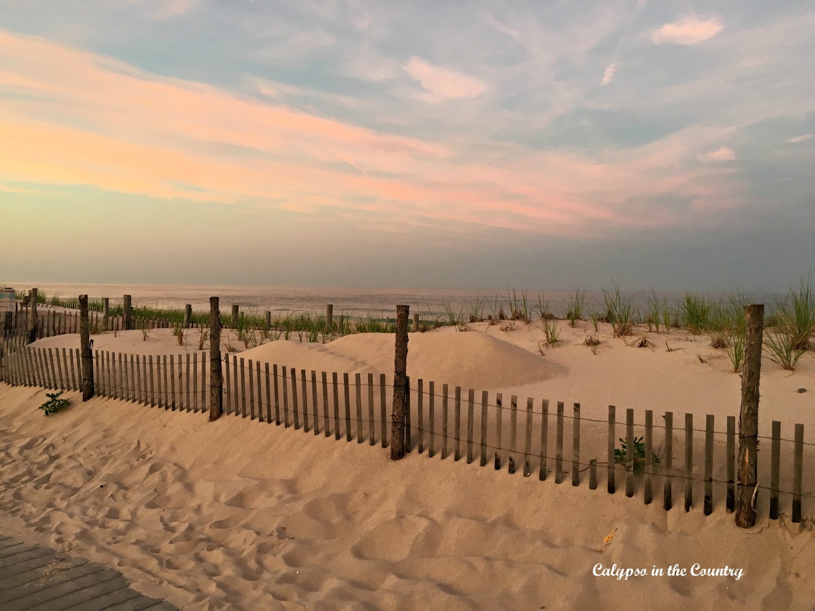 Jersey Shore Sunset Jersey Shore Sunset on the beach