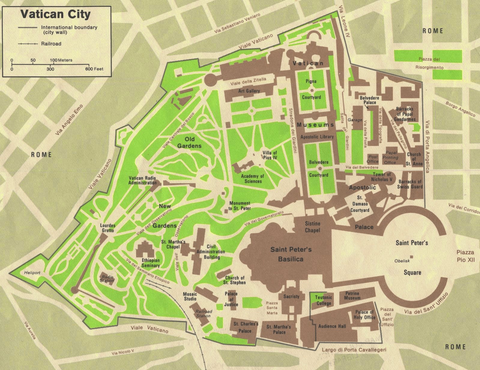 GIS Research and Map Collection - Vatican City 