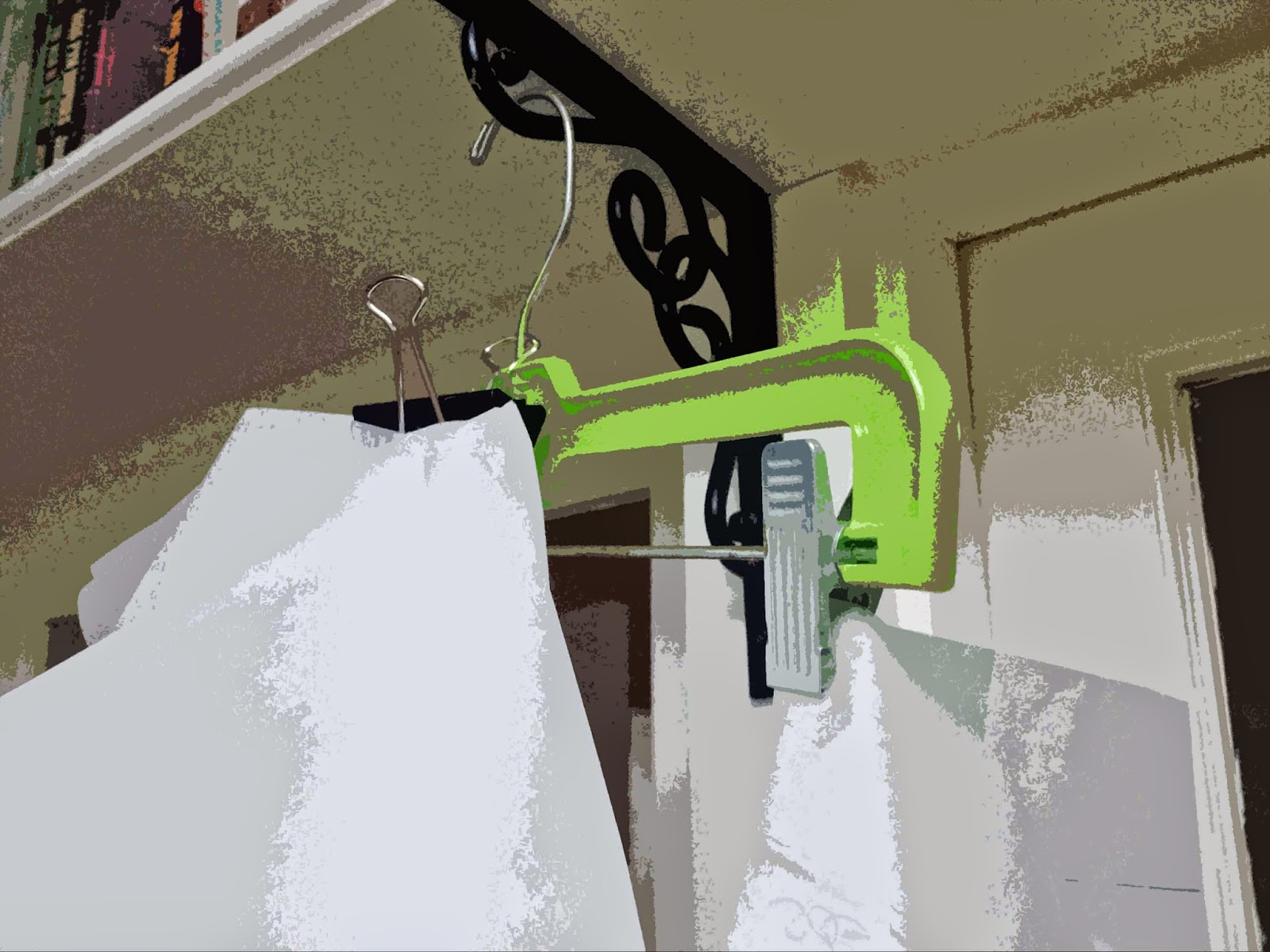 Postcard From California Pattern Work Binder Clips and Household