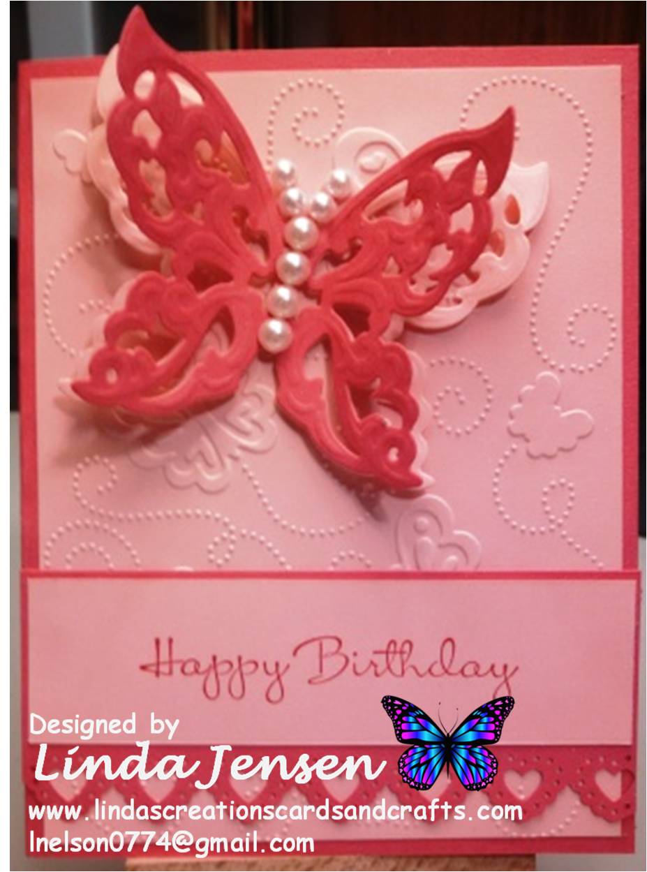 Birthday 8 Flutter Tree Die Cuts Butterfly Any Colour//Card Spellbinders