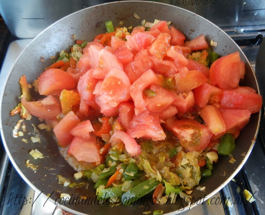lasaña de carne y vegetales